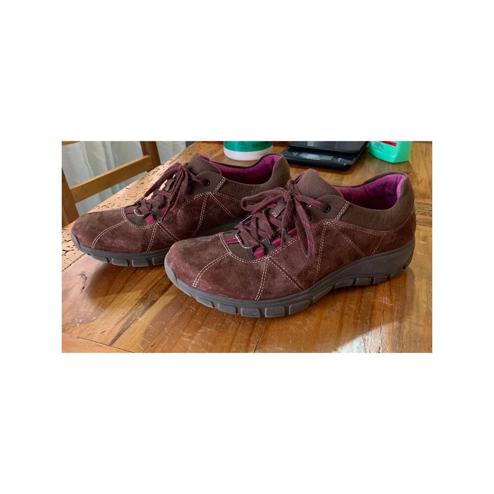 Clarks Collection Triumph Film Brown Suede Sz 11M